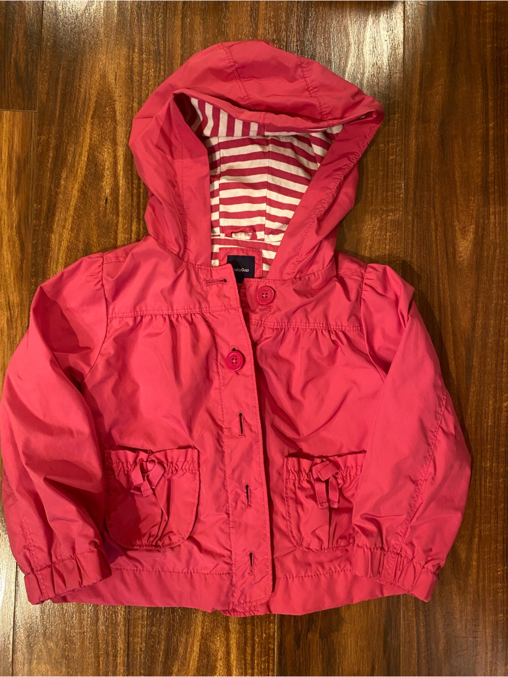 GAP Kids Magenta Hooded Jacket windbreaker